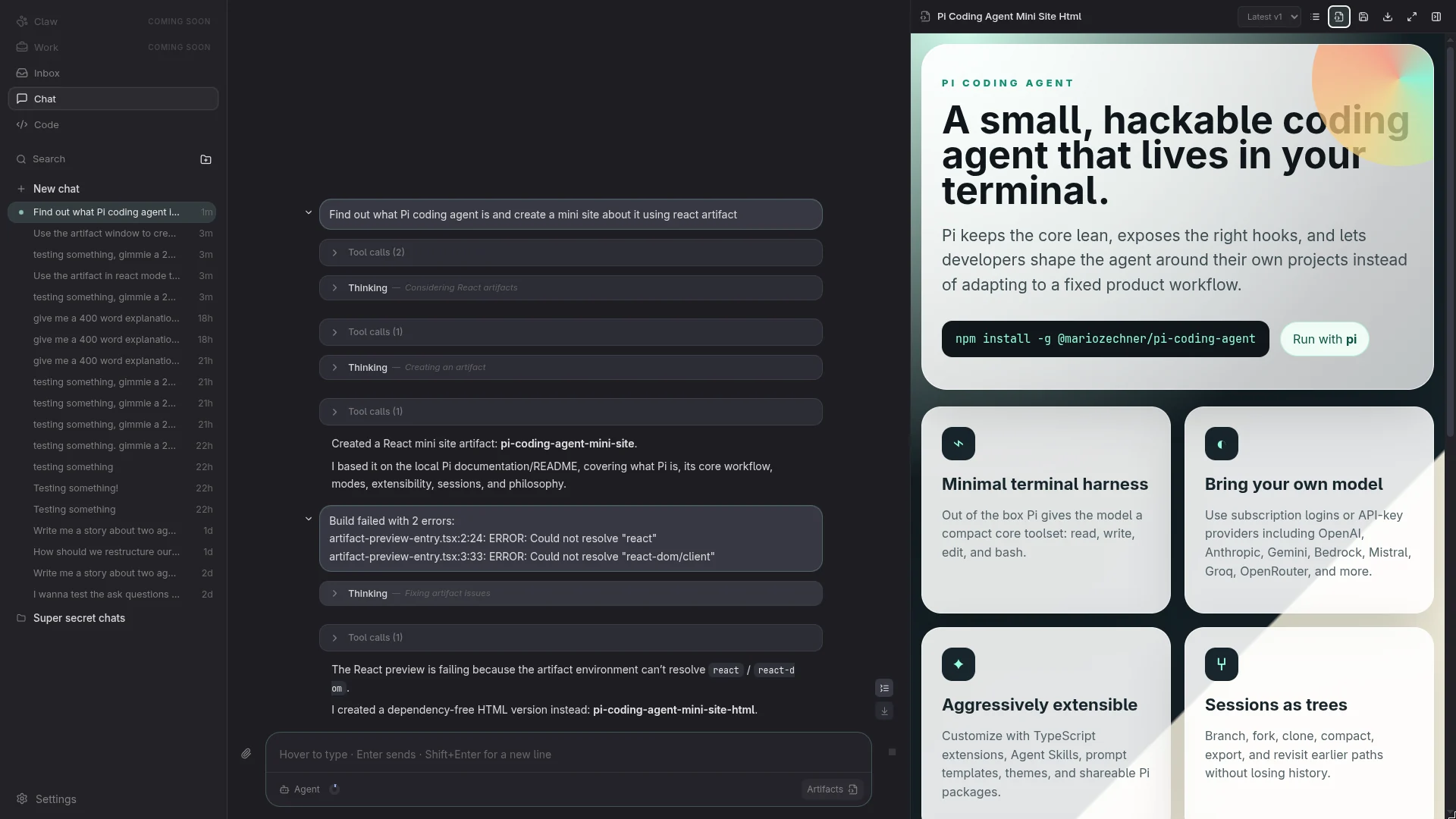 Howcode — code with agents, no pretend IDE
